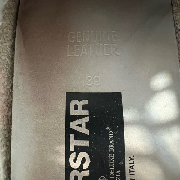 Golden Goose Super Star Wool Red Plaid Sneakers, size 39. - Picture 8 of 8